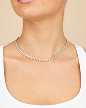 Load image into Gallery viewer, Trishna Noor Drop Tennis Necklace
