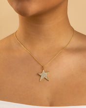 Load image into Gallery viewer, Pave CZ Star Pendant