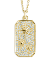 Load image into Gallery viewer, Pave CZ North Star Pendant
