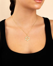 Load image into Gallery viewer, Pave CZ Star of David Pendant