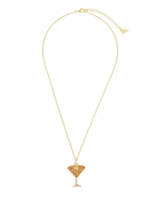 Load image into Gallery viewer, Pave CZ Espresso Martini Pendant