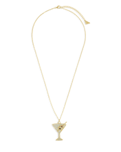 Load image into Gallery viewer, Pave CZ Dirty Martini Pendant