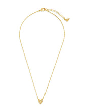 Load image into Gallery viewer, Sterling Silver Mabel CZ Heart Pendant Necklace