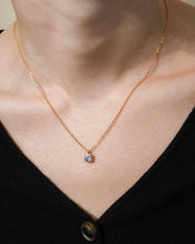 Load image into Gallery viewer, Sterling Silver Round CZ Prong Set Pendant