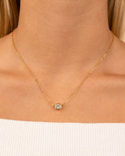 Load image into Gallery viewer, Sterling Silver Round Bezel Set Pendant