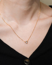 Load image into Gallery viewer, Sterling Silver Pear Bezel Set Pendant