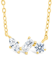 Load image into Gallery viewer, Sterling Silver Trio Cut Pendant