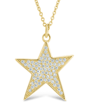 Load image into Gallery viewer, Pave CZ Star Pendant