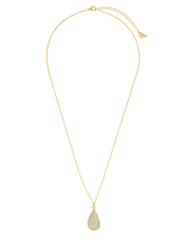 Load image into Gallery viewer, Pave CZ Tear Drop Pendant