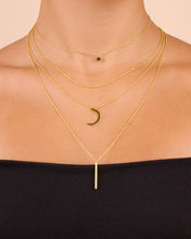 Load image into Gallery viewer, Crescent & Bar Multi Layer Necklace