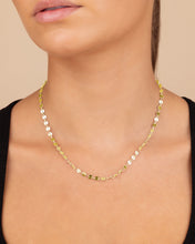 Load image into Gallery viewer, Mini Round Disk Chain Necklace