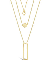 Load image into Gallery viewer, Geometric Multi Layer Necklace