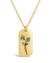 Load image into Gallery viewer, Birth Flower Pendant