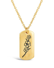 Load image into Gallery viewer, Birth Flower Pendant