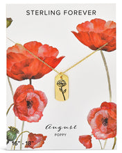 Load image into Gallery viewer, Birth Flower Pendant