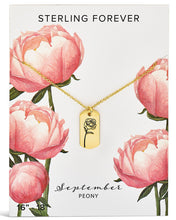 Load image into Gallery viewer, Birth Flower Pendant
