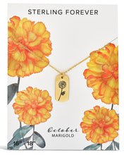 Load image into Gallery viewer, Birth Flower Pendant
