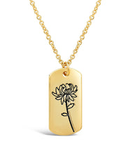 Load image into Gallery viewer, Birth Flower Pendant