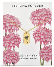 Load image into Gallery viewer, Birth Flower Pendant