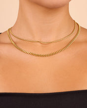 Load image into Gallery viewer, Everyday Layered Curb Chain Necklace