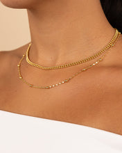 Load image into Gallery viewer, Layered Beaded Chain Necklace