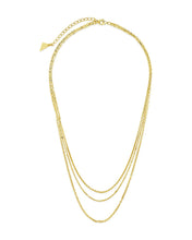 Load image into Gallery viewer, Dainty Three Layer Chain Necklace