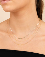 Load image into Gallery viewer, Dainty Three Layer Chain Necklace