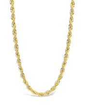 Load image into Gallery viewer, Sterling Silver Rope Twist Chain Necklace
