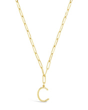 Load image into Gallery viewer, Braided Initial Pendant Necklace