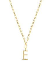 Load image into Gallery viewer, Braided Initial Pendant Necklace