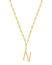 Load image into Gallery viewer, Braided Initial Pendant Necklace