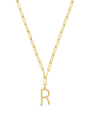 Load image into Gallery viewer, Braided Initial Pendant Necklace