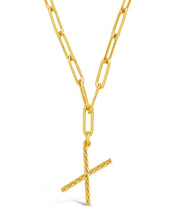 Load image into Gallery viewer, Braided Initial Pendant Necklace