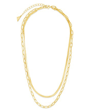 Load image into Gallery viewer, Brinley Layered Chain Necklace