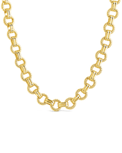 Load image into Gallery viewer, Parker Textured Chain Necklace