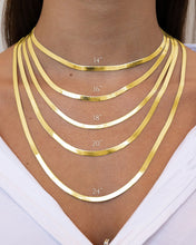 Load image into Gallery viewer, Sterling Silver Herringbone Chain