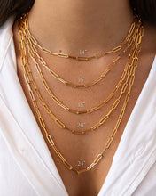 Load image into Gallery viewer, Sterling Silver Paperclip Chain Necklace