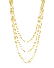 Load image into Gallery viewer, Sterling Silver Paperclip Chain Necklace