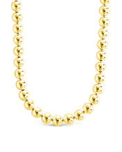 Load image into Gallery viewer, Sterling Silver Basia Dainty Beaded Chain Necklace