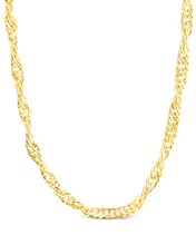 Load image into Gallery viewer, Sterling Silver Janina Delicate Twisted Chain Necklace