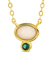 Load image into Gallery viewer, Lana Opal Pendant Necklace