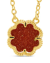 Load image into Gallery viewer, Rose Petal Pendant Necklace