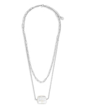 Load image into Gallery viewer, Chain Link and Pearl Layered Necklace