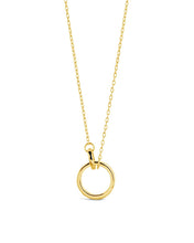 Load image into Gallery viewer, Mishel Mother of Pearl Interlocking Circles Pendant Necklace