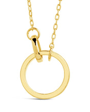 Load image into Gallery viewer, Mishel Mother of Pearl Interlocking Circles Pendant Necklace