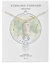 Load image into Gallery viewer, CZ Constellation Dog Tag Pendant Necklace
