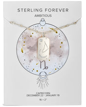Load image into Gallery viewer, CZ Constellation Dog Tag Pendant Necklace