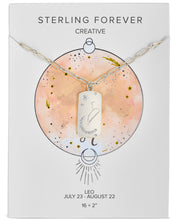 Load image into Gallery viewer, CZ Constellation Dog Tag Pendant Necklace