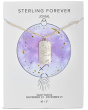 Load image into Gallery viewer, CZ Constellation Dog Tag Pendant Necklace