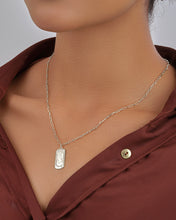Load image into Gallery viewer, CZ Constellation Dog Tag Pendant Necklace